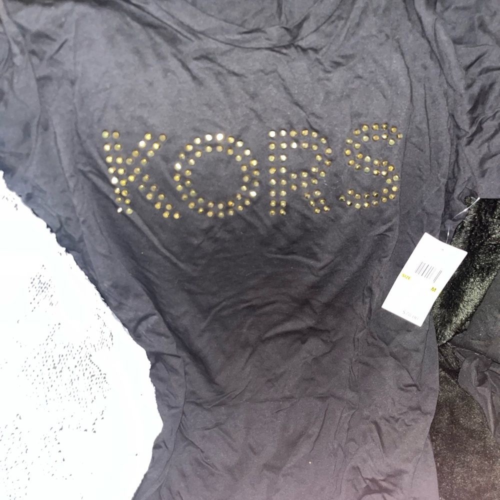 New! Michael Kors Studded Shirt SZ Medium Original $78